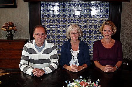 De huidige Goemoers: v.l.n.r. Harry Jurgens, Henriëtte van den Broek en Chantal Knulst